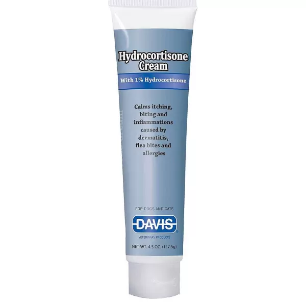 Fashion Davis - 1% Hydrocortisone Cream For Dogs & Cats - 4.5 Oz Safety