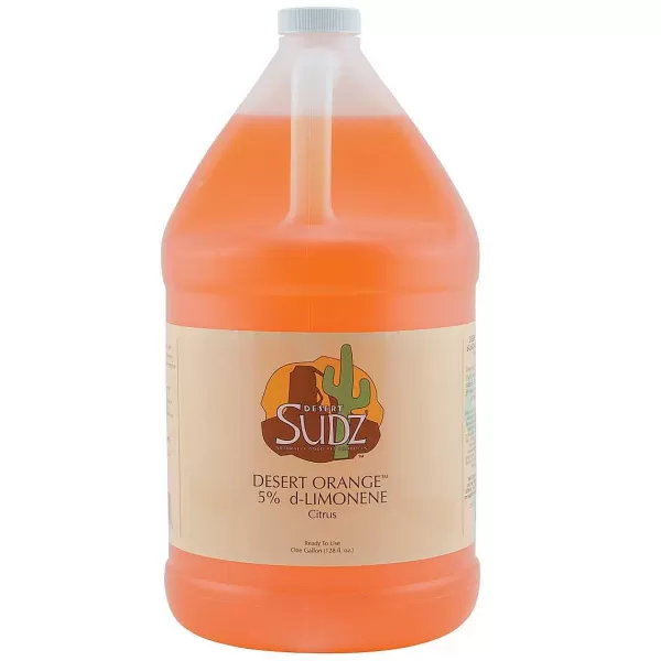 Store Desert Sudz Desert Orange 5% D-Limonene 1:1 Gallon For Dogs Flea & Tick