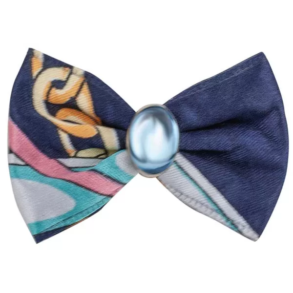 Cheap Fancy Finishes Designer Satin Dog Bows With Oval Bead - 24Ct Bows