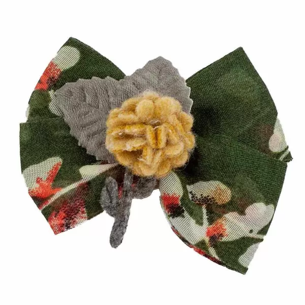 Sale Fancy Finishes Floral Design Dog Bows With Flower 24 Count Bows