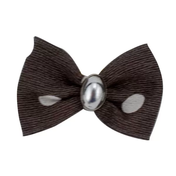 Cheap Fancy Finishes Large Polka Dot & Oval Bead Dog Bows - 24Ct Bows