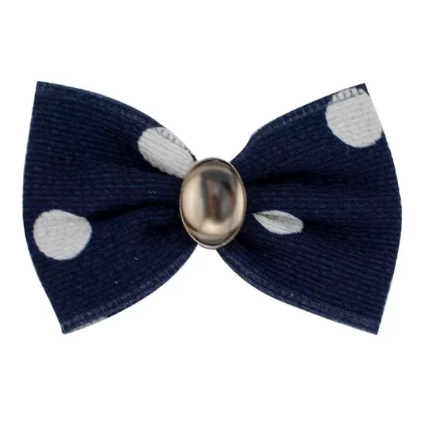 Cheap Fancy Finishes Large Polka Dot & Oval Bead Dog Bows - 24Ct Bows