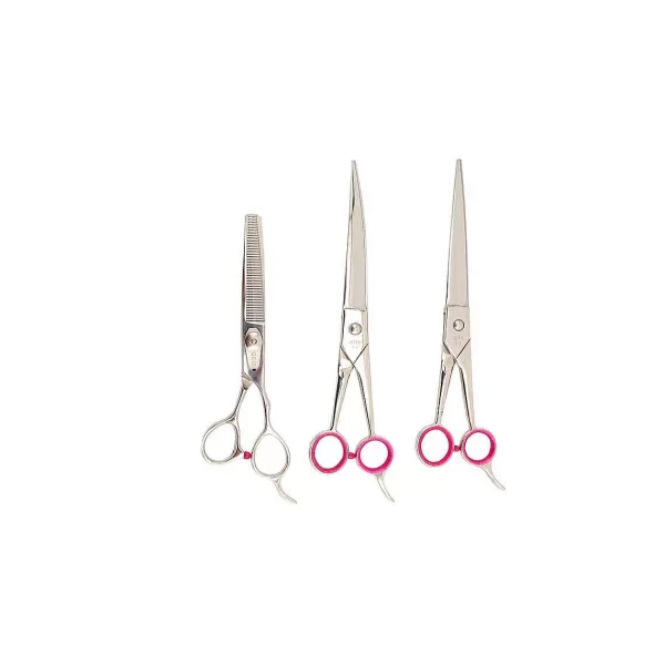 Best Sale Geib Gator 3 Piece Kit (8.5 St, 8.5 C, 30 Or 40-Tooth Thinner) Grooming Shears