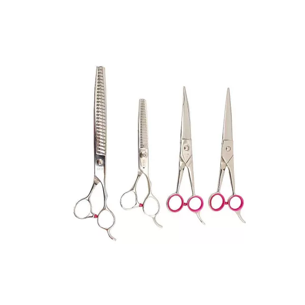 Fashion Geib Gator 4 Piece Kit (7.5 St, 7.5 C, 30 Or 40-Tooth Thinner, 21T Or 26T S & F) Grooming Shears