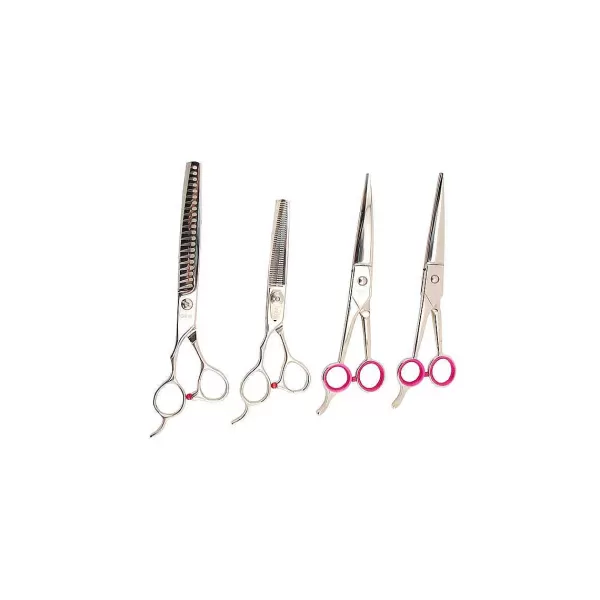 Fashion Geib Gator 4 Piece Kit Left Handed (7.5 St, 7.5 C, 30 Or 40-Tooth Thinner, 21T Or 26T) Grooming Shears