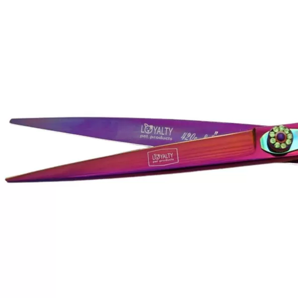 Flash Sale Loyalty Pet Poison Ivy 4 Piece 8" Shear Set With Travel Case Grooming Shears