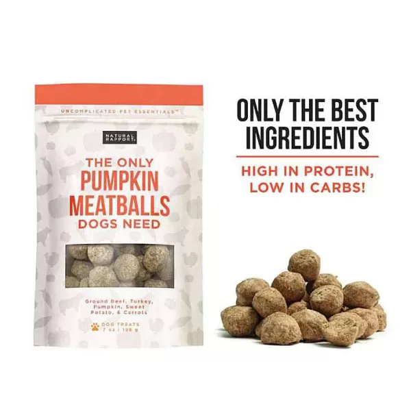 Online Natural Rapport The Only Freeze Dried Meatballs Dogs Need Dog Treats