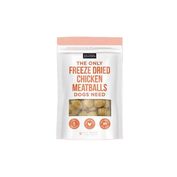 Online Natural Rapport The Only Freeze Dried Meatballs Dogs Need Dog Treats