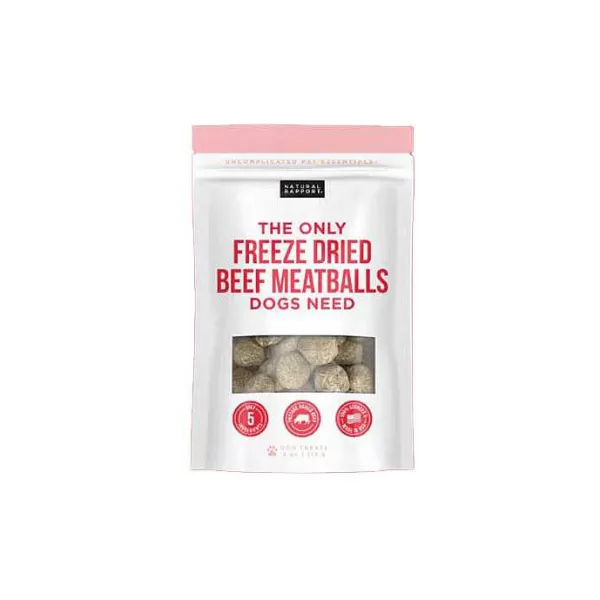 Online Natural Rapport The Only Freeze Dried Meatballs Dogs Need Dog Treats