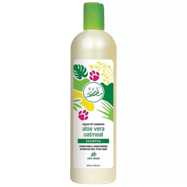 Store Pet Silk Vegan Aloe Vera Oatmeal Shampoo For Dogs & Cats Shampoo