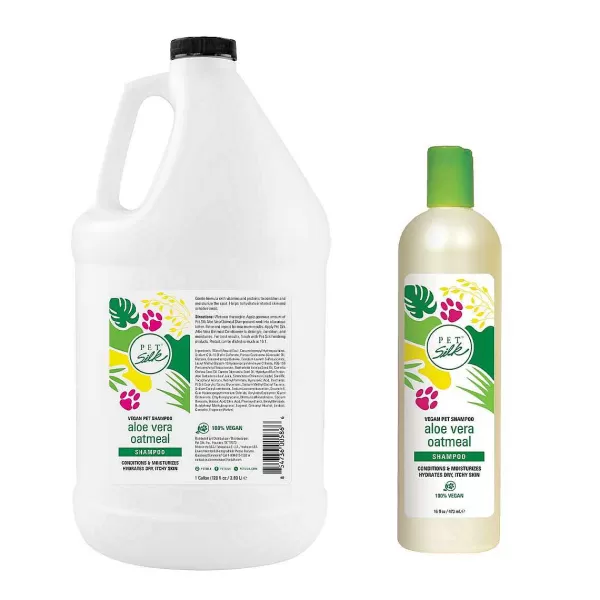 Store Pet Silk Vegan Aloe Vera Oatmeal Shampoo For Dogs & Cats Shampoo