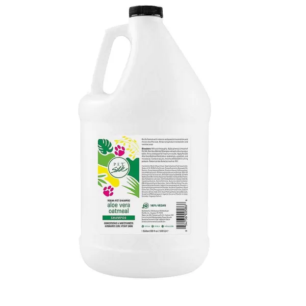 Store Pet Silk Vegan Aloe Vera Oatmeal Shampoo For Dogs & Cats Shampoo