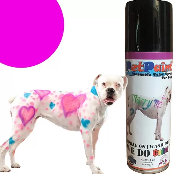 Best Sale Petpaint Pug Purple Colored Fur Spray 5 Oz Creative Grooming