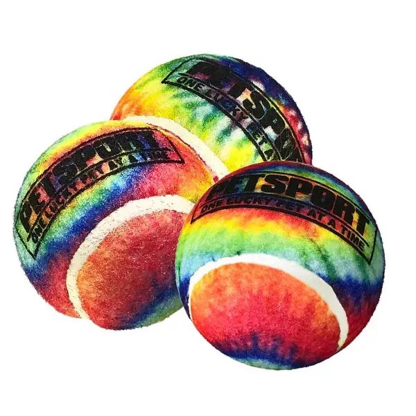 Shop Petsport Tie Dye Squeak Ball - Multiple Sizes Dog Toys