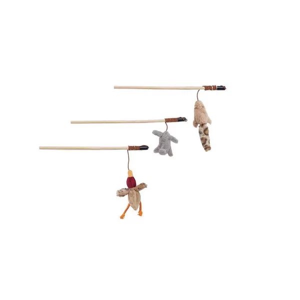 Best Sale Skinneeez Forest Friends Teaser Wand Cat Toy With Catnip 13" Cat Toys & Treats