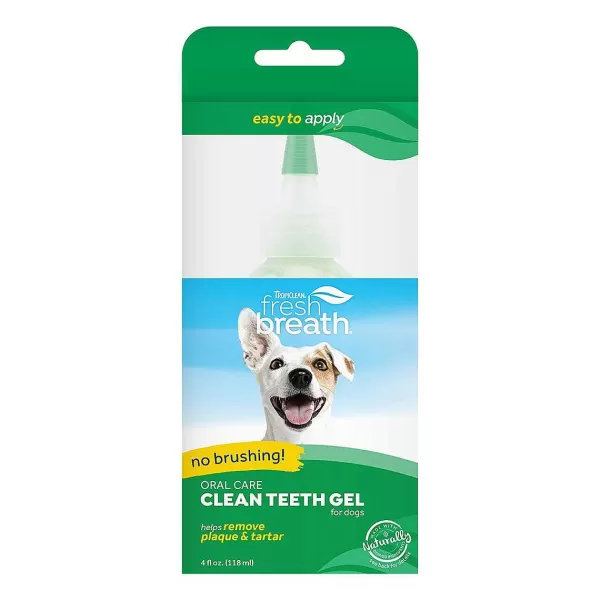 Sale Tropiclean Fresh Breath Oral Care Clean Teeth Gel 4 Oz Dental Care
