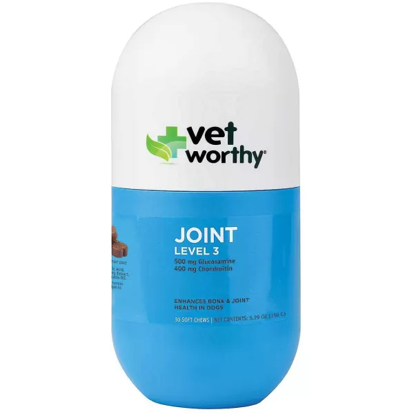 Fashion Vet Worthy Joint Support Level 3 Soft Chews 30 Count Supplements